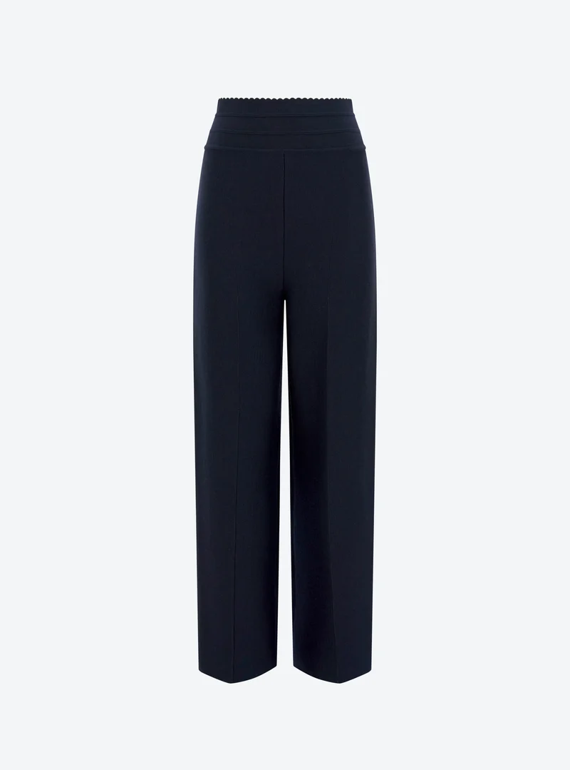 Molli Pantalon Favore 7/8 en Maille Milano Nuit