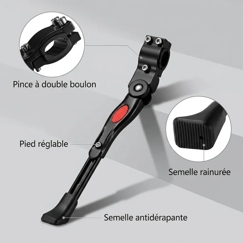 Béquille Vélo BikeFix | Support vélo réglable en aluminium