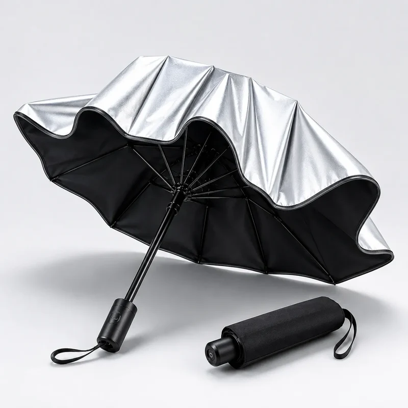 Pare-Soleil Voiture ThermoShield | Pare soleil voiture pliable anti-UV universel
