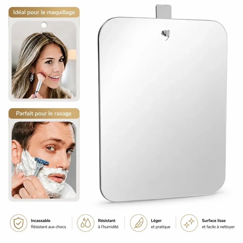 Miroir Salle de Bain Portable AQUAVIEW