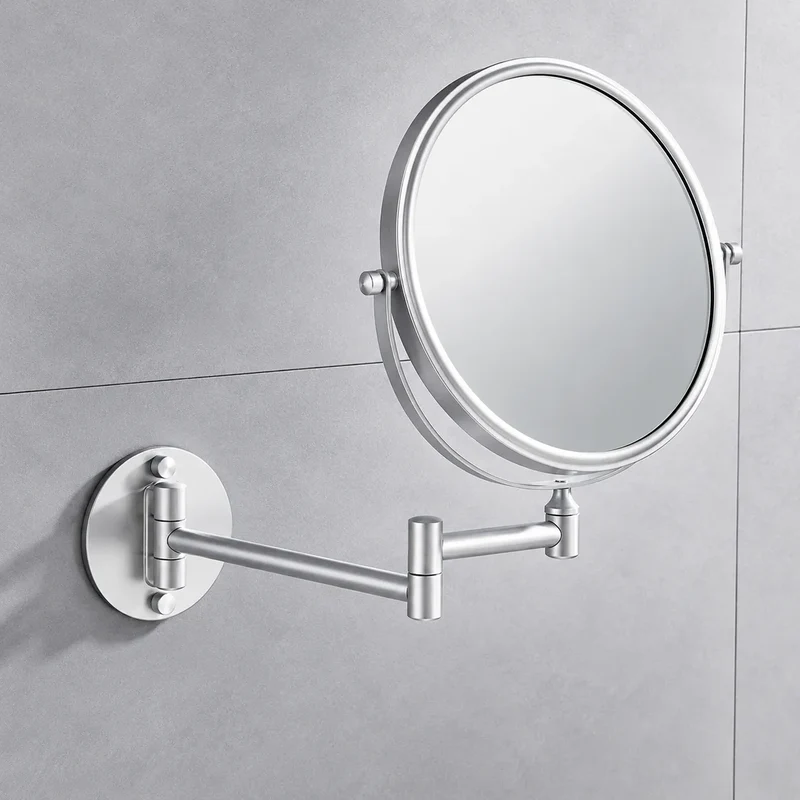 Miroir Salle de Bain Double Face ÉLÉGANCIA grossissant 8 pouces