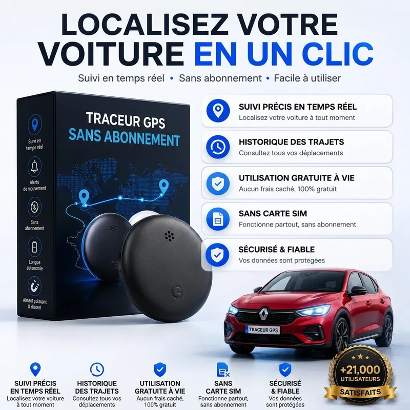 Traceur GPS Voiture Novatech Sans Abonnement