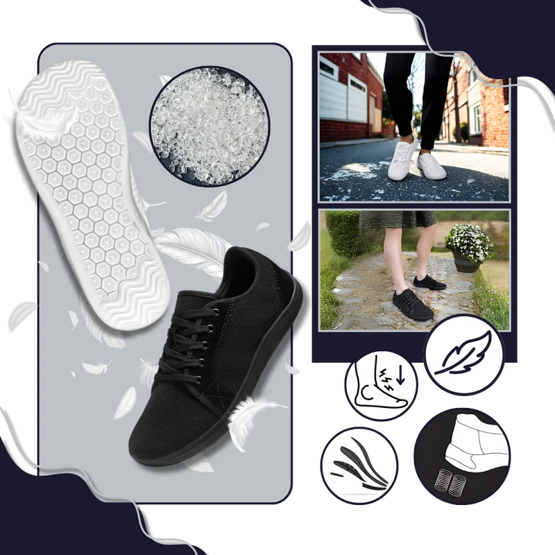 Chaussures de marche larges et confortables