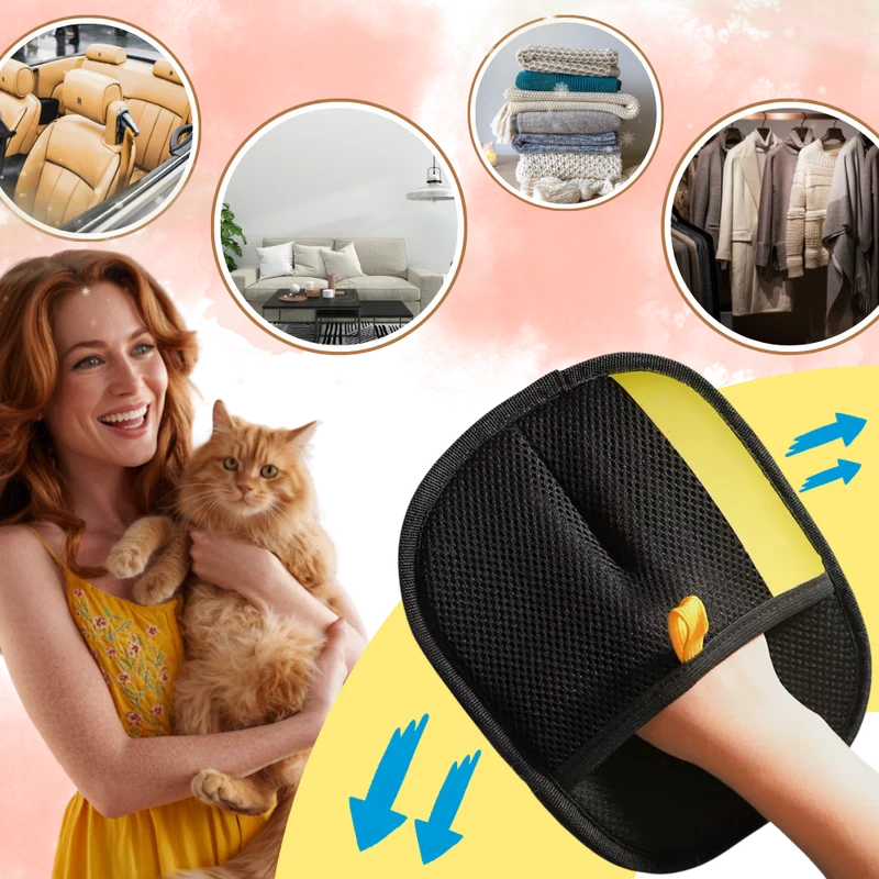 Gant anti-poils pour animaux