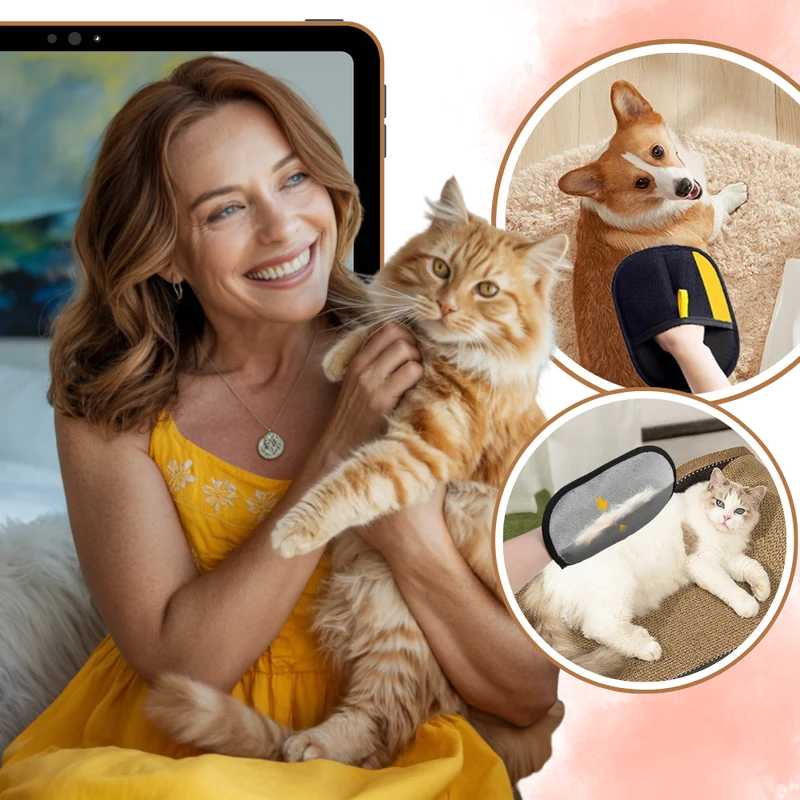Gant anti-poils pour animaux