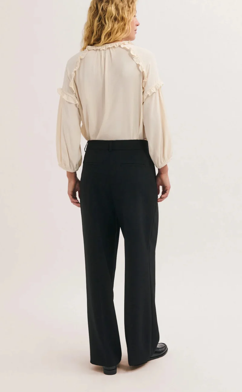 Pablo Pantalon Maro à Pinces Noir