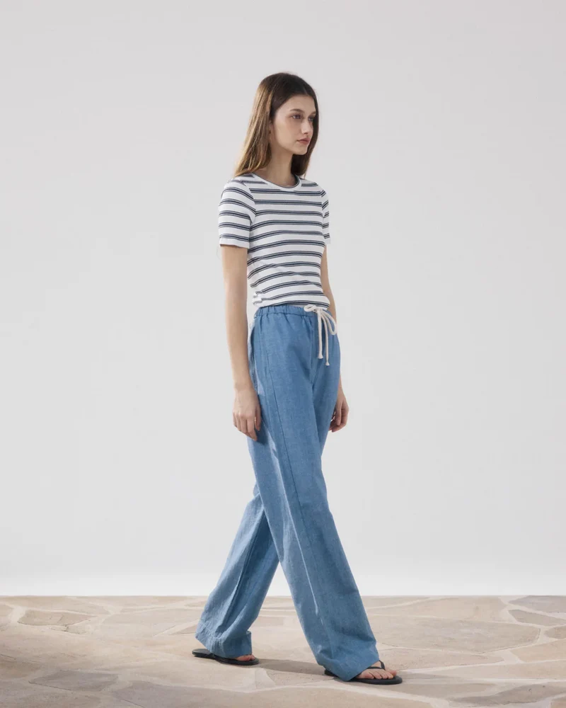 Hartford Pantalon Pulam Bleu Denim