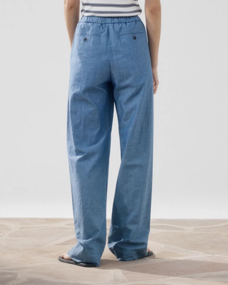 Hartford Pantalon Pulam Bleu Denim