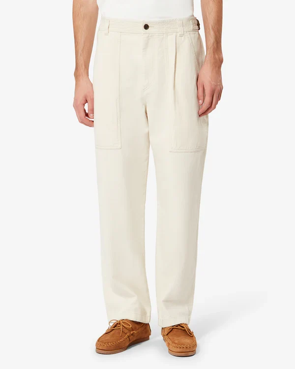 Isabel Marant Pantalon Ilyan Ecru