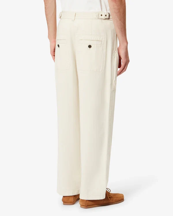 Isabel Marant Pantalon Ilyan Ecru