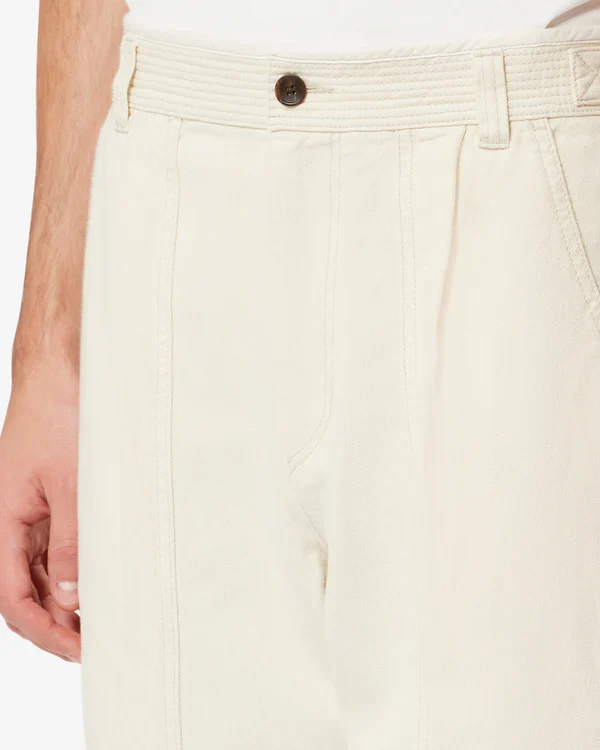 Isabel Marant Pantalon Ilyan Ecru