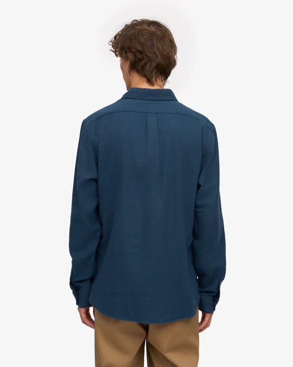 Colorful Standard Chemise Flannel Organic Petrol blue