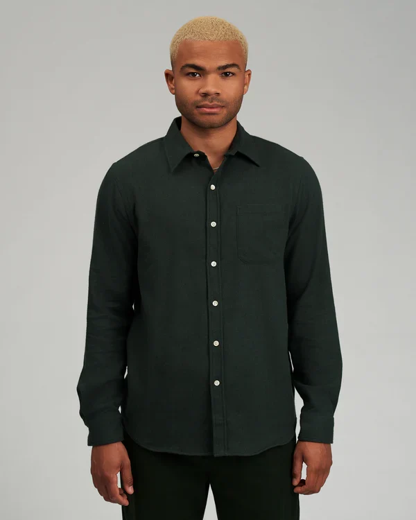 Colorful Standard Chemise Flannel Organic Hunter green