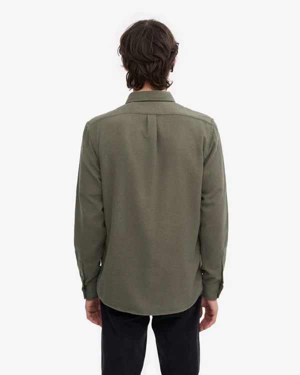 Colorful Standard Chemise Flannel Organic Dusty olive