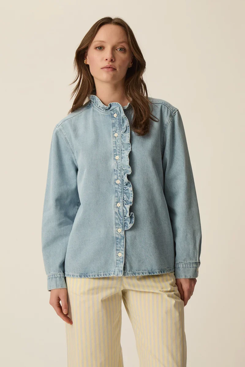 Des Petits Hauts Chemise Lassa Bleach