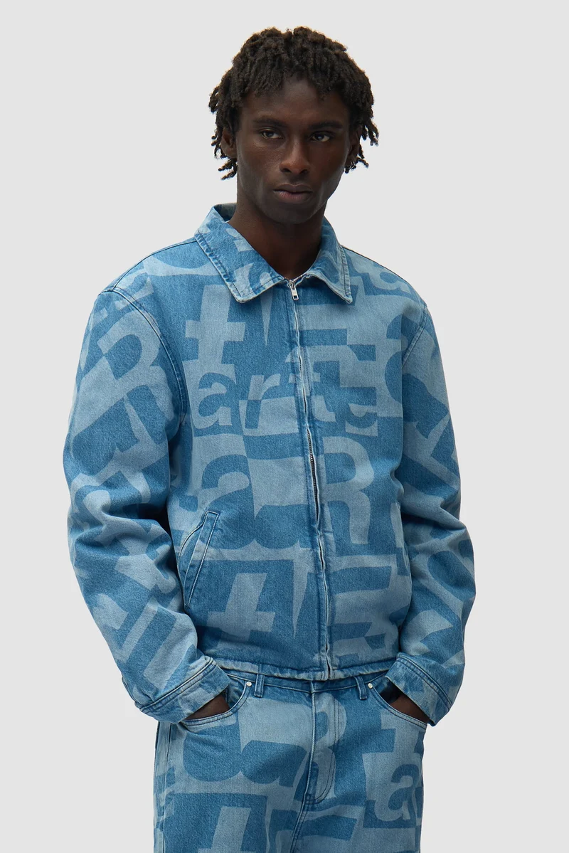 Arte Veste en Denim Intégral Bleu