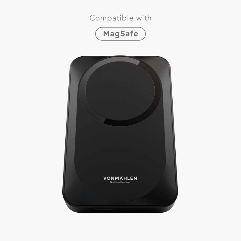 Powerbank mit Ladekabel | 10000 mAh Magnetische Powerbank mit USB-C