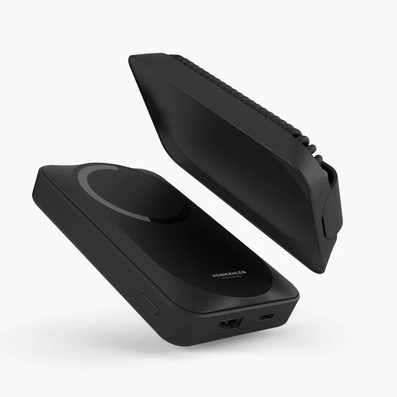 Powerbank mit Ladekabel | 10000 mAh Magnetische Powerbank mit USB-C