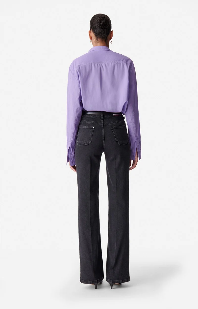 Vanessa bruno Pantalon Dompay Flare Noir
