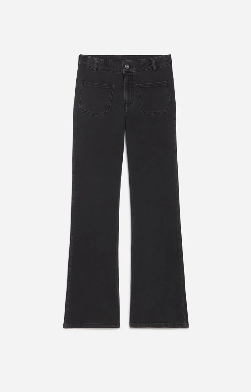 Vanessa bruno Pantalon Dompay Flare Noir