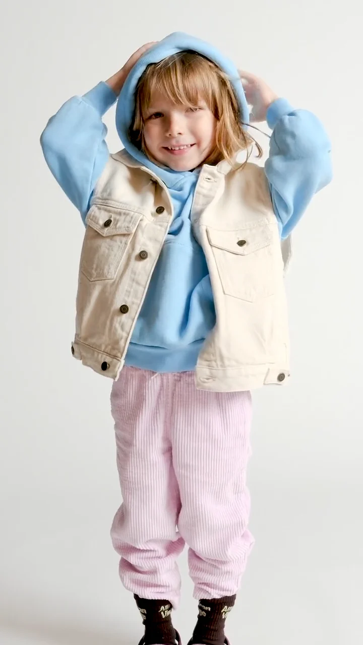 American vintage Enfant Pantalon Padow en velours Dragee Vintage