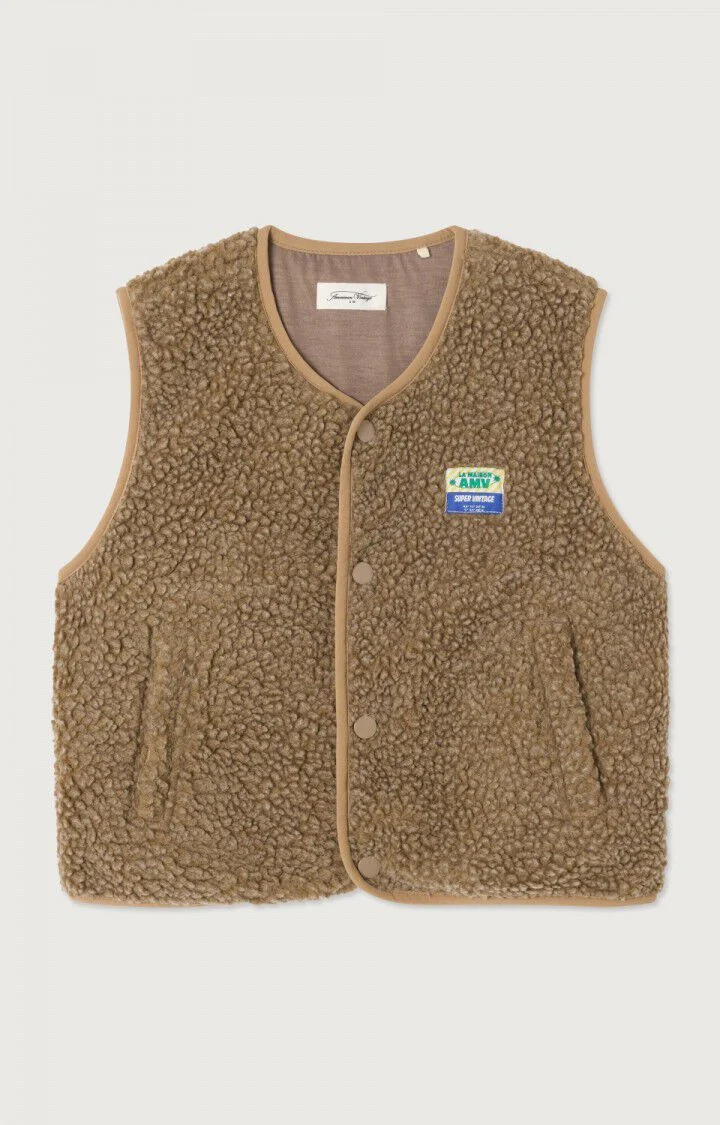 American vintage Enfant Veste Hoktown sans manches Muscade Chine