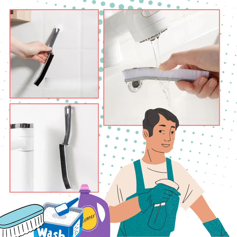 Brosse à coulis souple et ergonomique