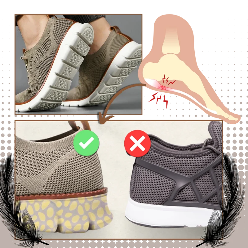Chaussures orthopédiques respirantes avec soutien de la voûte plantaire