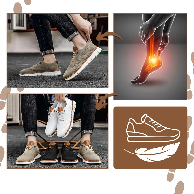 Chaussures orthopédiques respirantes avec soutien de la voûte plantaire