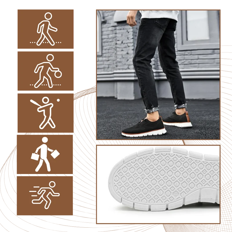 Chaussures orthopédiques respirantes avec soutien de la voûte plantaire