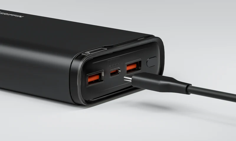 Powerbank 20000 mAh | Universelle Schnelllade-Powerbank mit USB-C PD und Dual USB-A