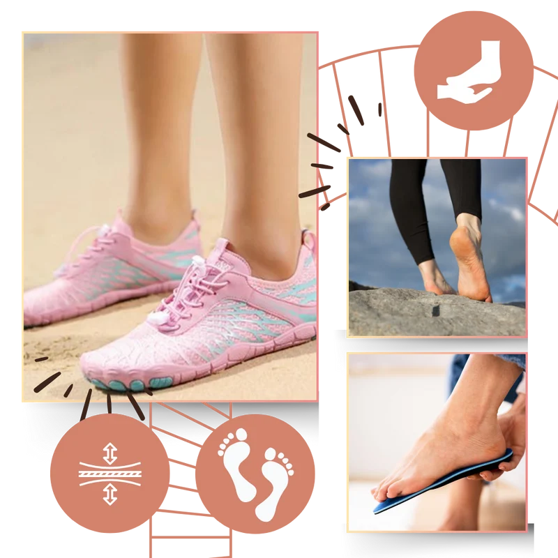 Baskets orthopédiques ultra fines à sensation pieds nus