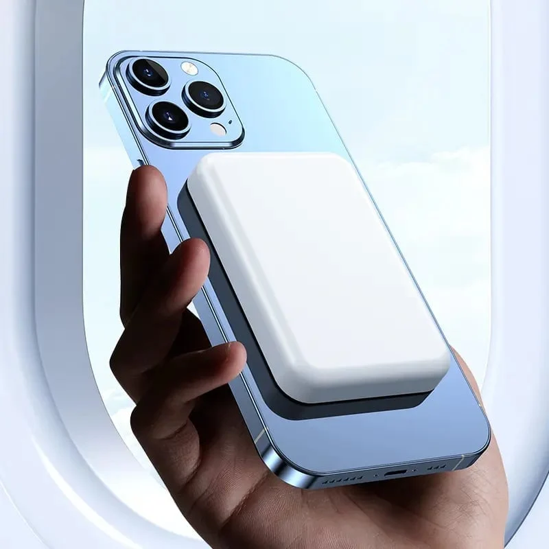 Magnet Powerbank | Tragbare MagSafe Powerbank mit kabellosem Schnellladen