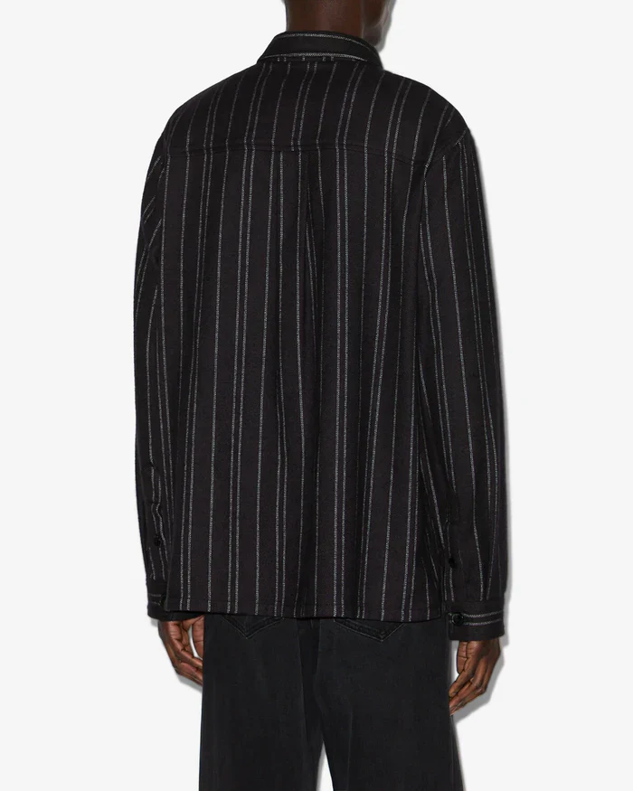 Isabel Marant Chemise Irudy en Flanelle Black