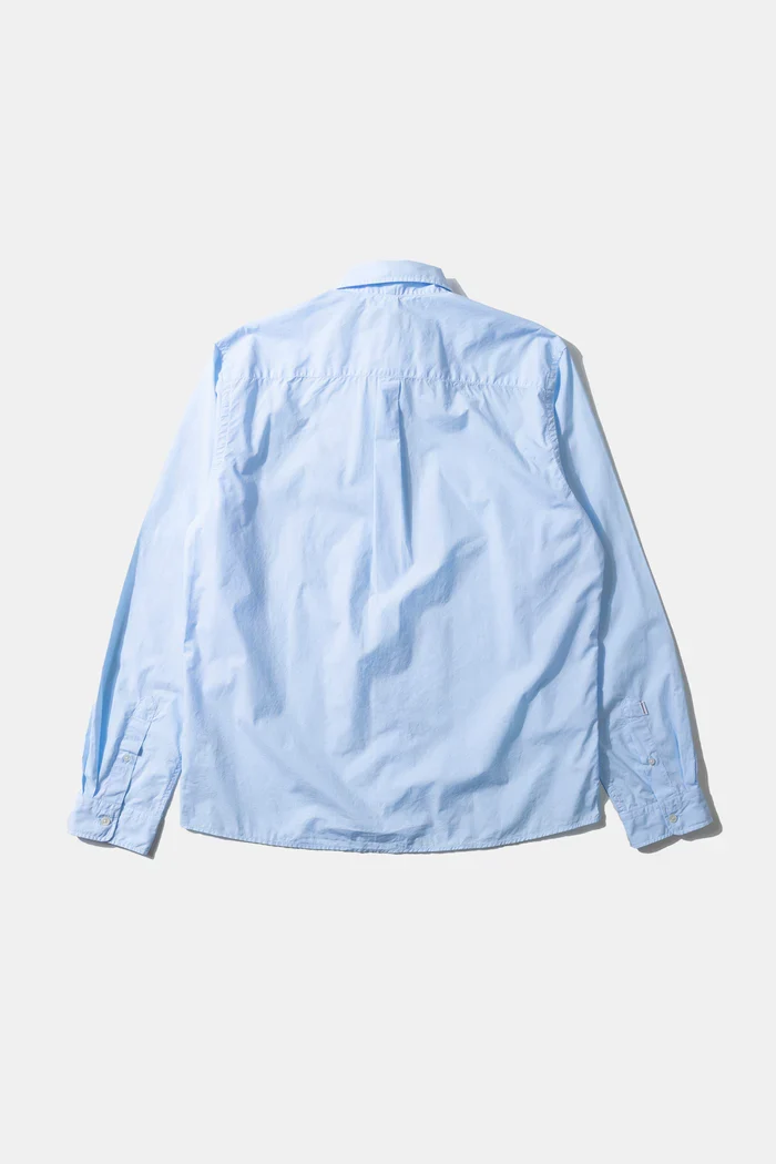 Edmmond Studios Chemise Duck Patch Popeline Light Blue