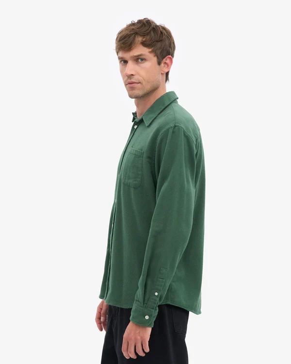 Colorful Standard Chemise Flannel Organic Emerald green