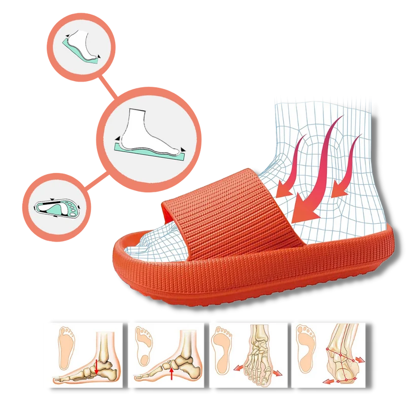 Sandales orthopédiques d'été colorées