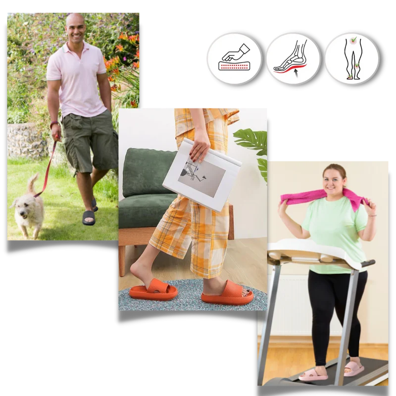 Sandales orthopédiques d'été colorées