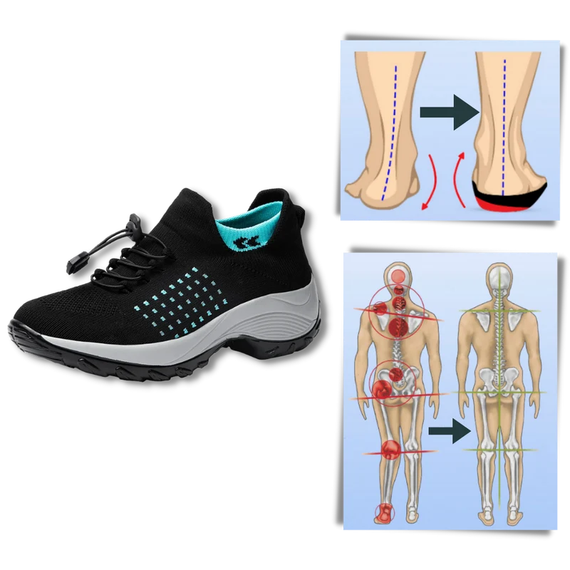 Baskets orthopédiques confortables
