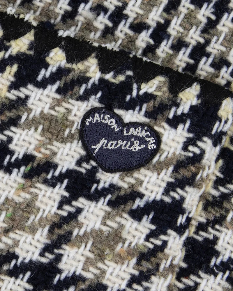 Maison Labiche Surchemise Minjoz en Laine Houndstooth