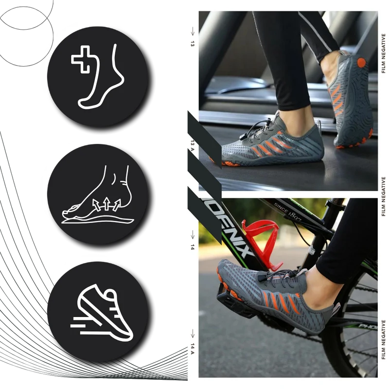 Chaussures orthopédiques ultra-minces à sensation pieds nus