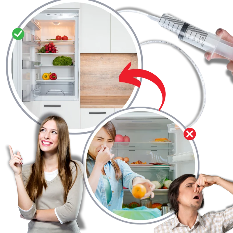 Kit de nettoyage du réfrigérateur pour la réduction des moisissures