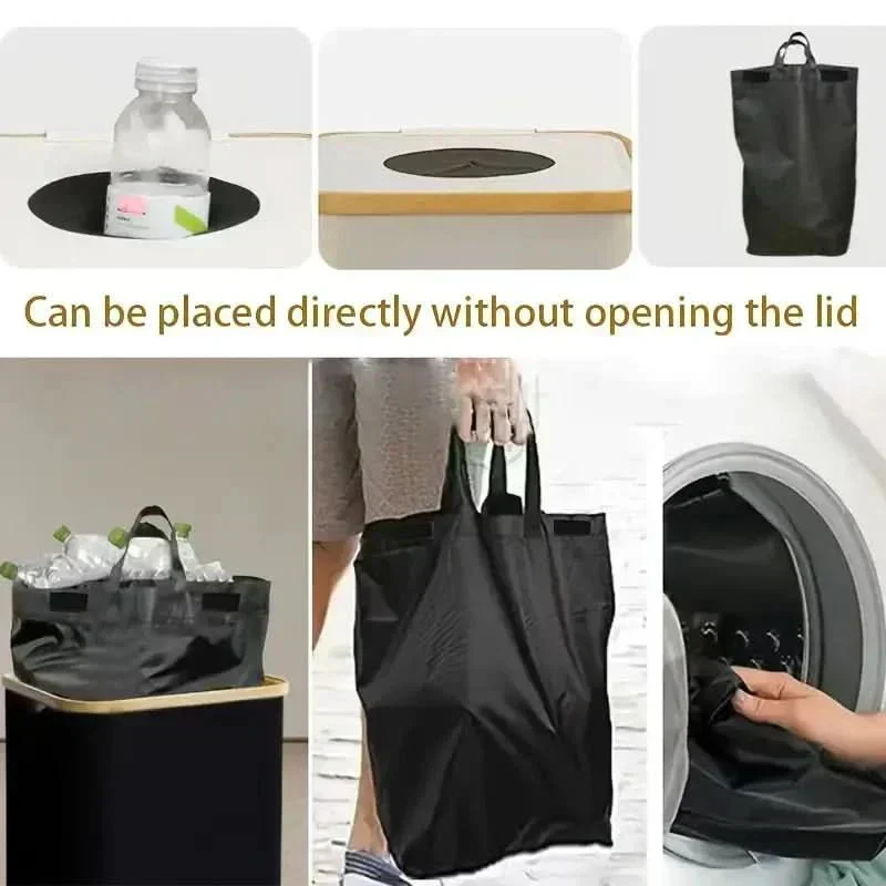 Recycling Aufbewahrungsbehälter | 100L faltbarer Mülltrenner für platzsparende Organisation und Transport