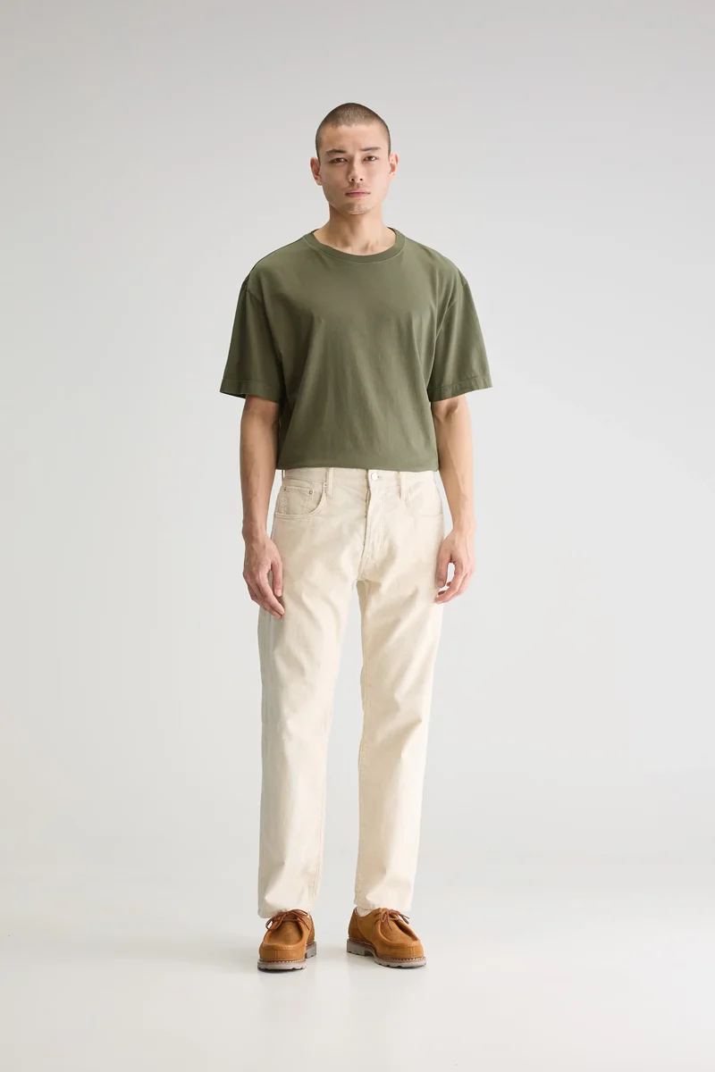 Bellerose Pantalon Percy en Velours Calcaire