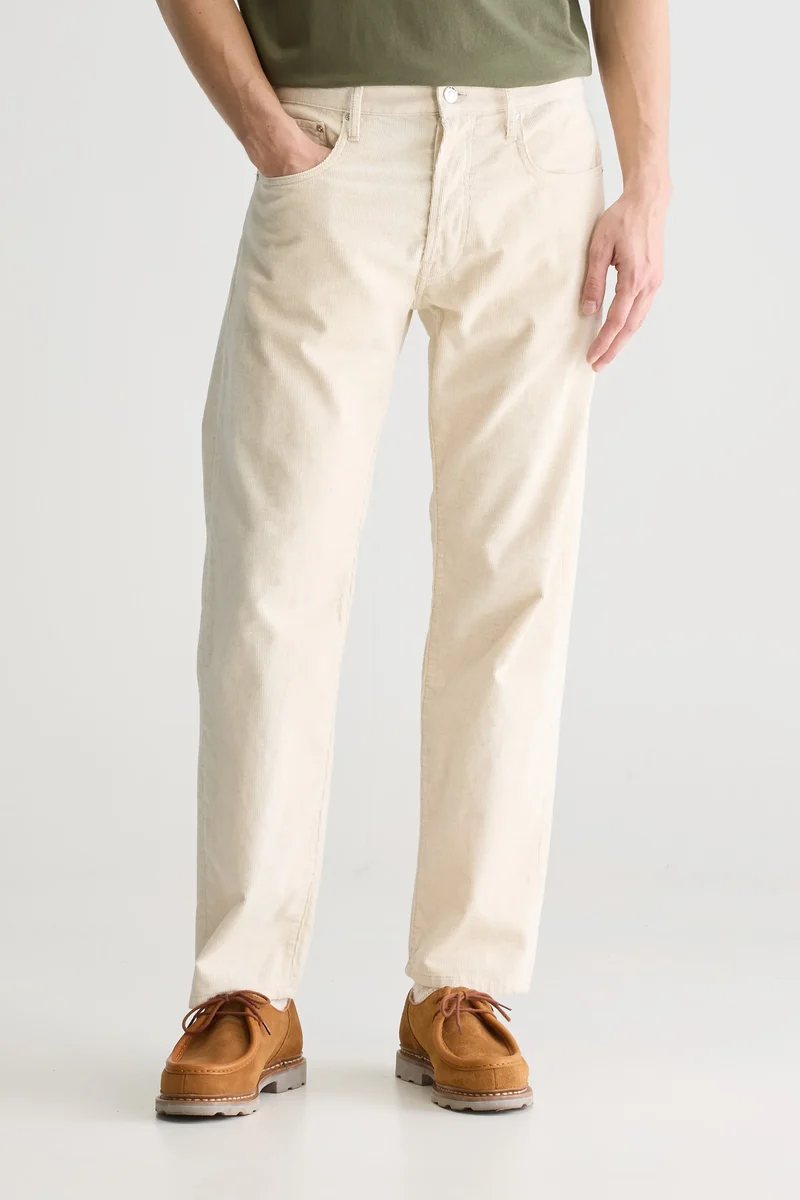 Bellerose Pantalon Percy en Velours Calcaire