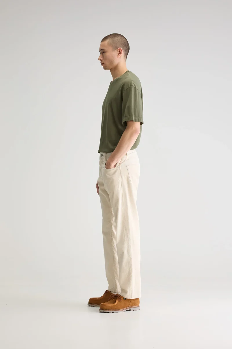 Bellerose Pantalon Percy en Velours Calcaire