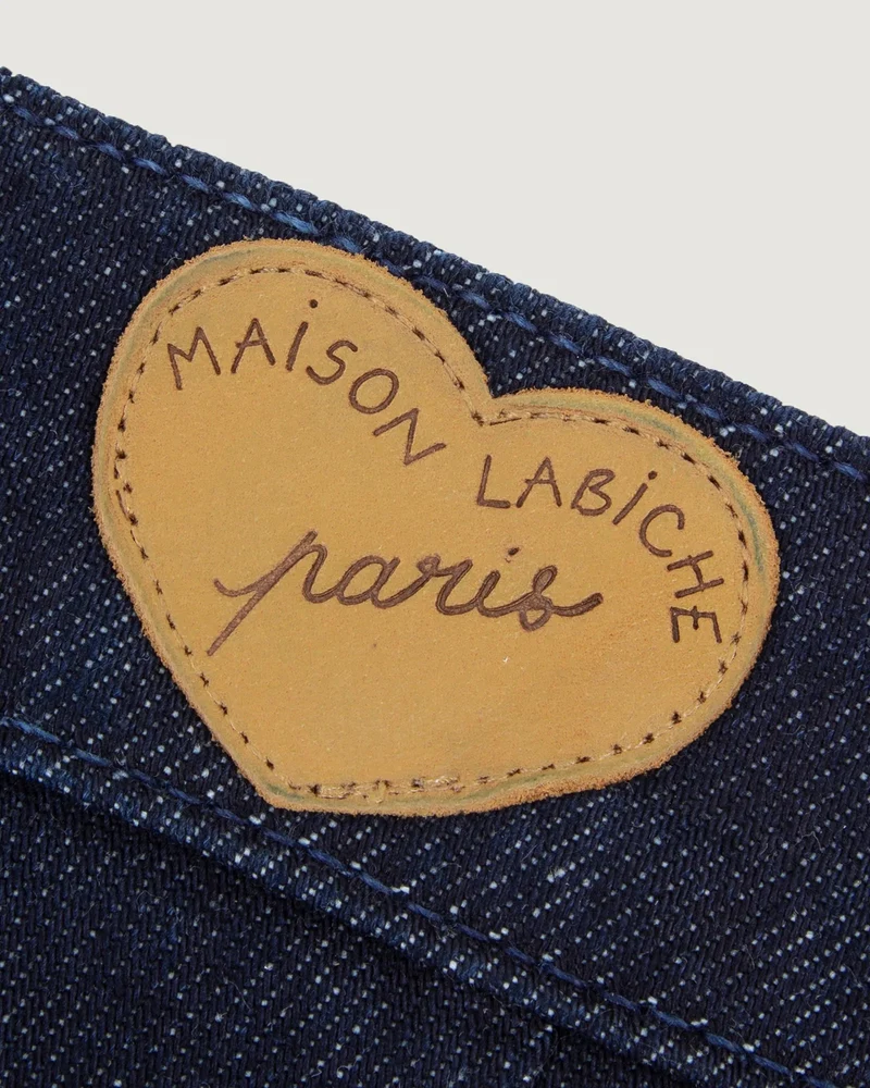 Maison Labiche Pantalon Bua en Denim Raw blue
