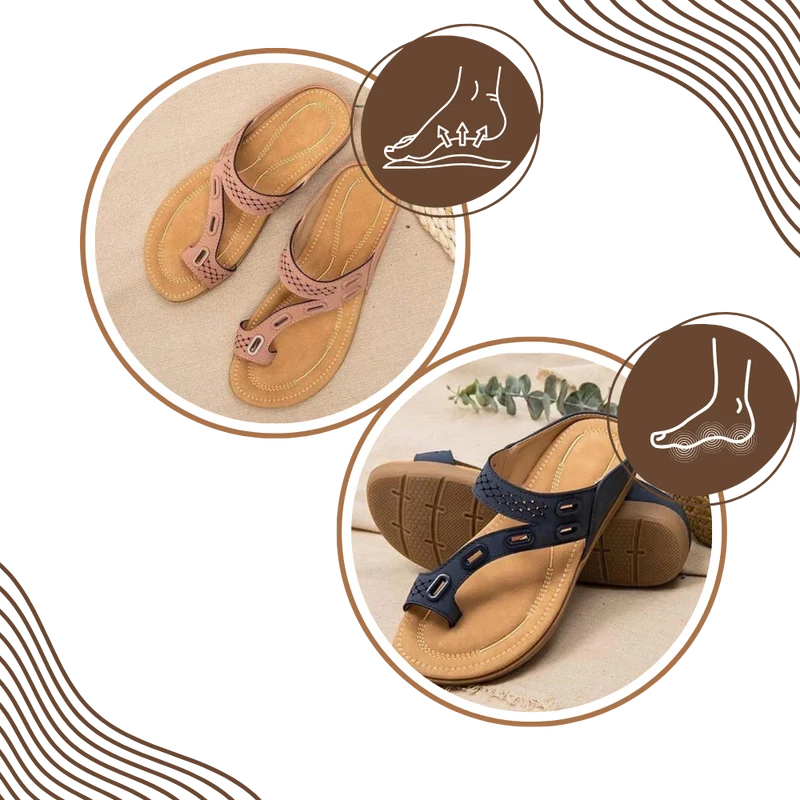 Sandales orthopédiques à absorption de chocs