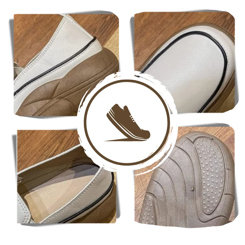 Mocassins souples à plateforme légère
