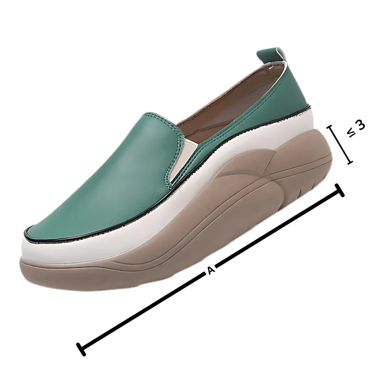 Mocassins souples à plateforme légère